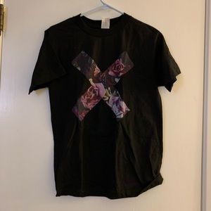 American Straight Edge floral X t shirt